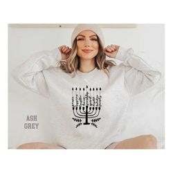 hanukkah sweater, hanukkah sweatshirt  for women, happy hanukkah,   , jewish saying , jewish shirt, funny jewish shirt,