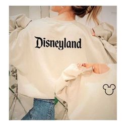 disneyland  pocket size sweatshirt, disney sweater, disney world sweater, disney crewneck, mickey mouse, minnie mouse, d