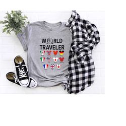 world traveler shirt, world traveler family trip t-shirt, gift for traveler,