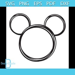 mickey mouse outline svg free, trending svg, disney svg, mickey svg, instant download, silhouette cameo, shirt design, m