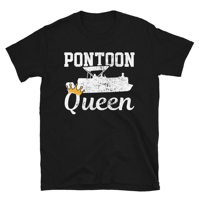 Pontoon Captain Boating Girl Gift Shirt.jpg