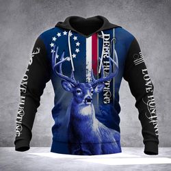 deer hunting hoodie 3d print
