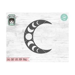 moon phases svg file, moon cut file, moon phases cut file, moon svg file, just a phase svg file, mystical svg, witchy sv