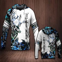 deer hunting legend hunter 3d all over print hoodie &8211 nqs61