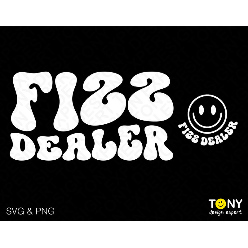 2 Bundle, Fizz Dealer Svg Png, Front Back Pocket Included, Trendy Groovy Wavy Stacked Digital Download Sublimation PNG & SVG File For Cricut - 1.jpg