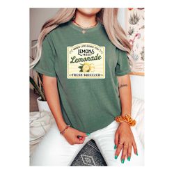 vintage lemonade tshirts, when life gives you lemons make lemonade fresh squeezed, lemons lover tee, lemonade shirt, lem