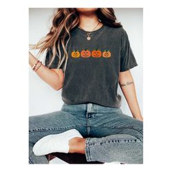 comfort colors funny pumpkins t-shirt, cute pumpkin graphic t-shirt, pumpkins halloween t-shirt, pumpkin halloween, pump
