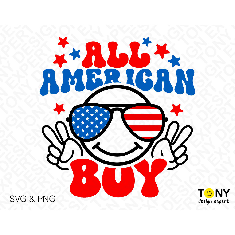 All American Boy Svg Png, American Boy Svg, 4th July Png, Independence Day, Funny Gift for Boy Digital Download Sublimation PNG & SVG Cricut - 1.jpg