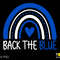 Back The Blue Svg Png, Police Svg, Thin Blue Line Svg, Police Appreciation Gift Idea Digital Download Sublimation PNG & SVG Cricut Cut File - 1.jpg