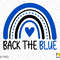 Back The Blue Svg Png, Police Svg, Thin Blue Line Svg, Police Appreciation Gift Idea Digital Download Sublimation PNG & SVG Cricut Cut File - 2.jpg