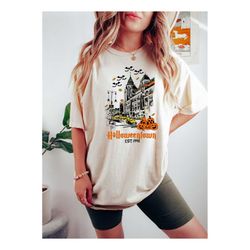 vintage halloweentown est 1988 comfort colors tshirt, disney halloween shirt, halloween town shirt, fall pumpkin shirt,