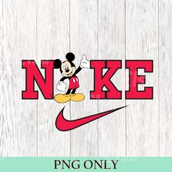 logo nike mickey 2023 new png, nike sport mickey png, sneacker nike mickey png, disney nike png, retro logo nike mickey