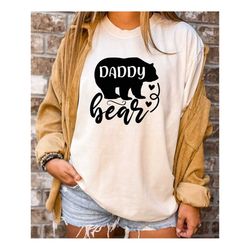 daddy bear tshirt, father shirt, daddy shirt, dada tshirt, fathers day gift, gift for dad t-shirt, bear tee, dad gift,