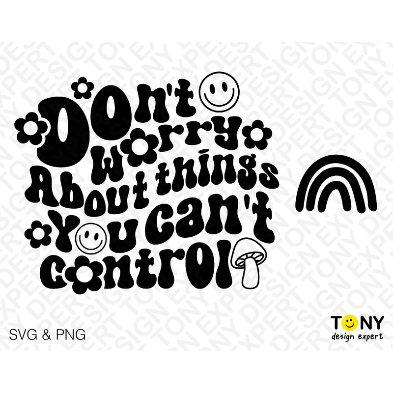 Don't Worry About Things You Can't Control Svg Png Front Back Pocket Retro Groovy Wavy Stacked Digital Download Sublimation PNG & SVG Cricut - 4.jpg