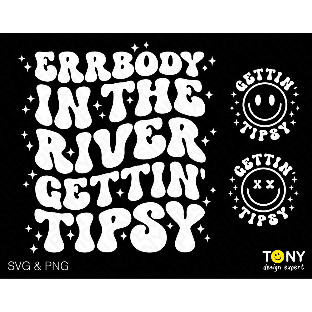 Errbody In The River Getting Tipsy Svg Png, Trendy Retro Groovy Wavy Stacked Front Back Pocket Digital Download Sublimation PNG & SVG Cricut - 3.jpg