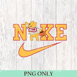 nike pooh 2023 png, pooh just do it later png, nike sport bear pooh png, sneacker nike pooh png, the pooh nike png