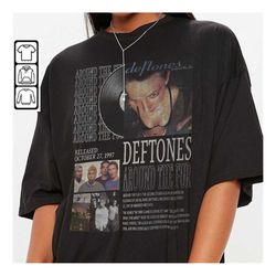 vintage bootleg inspired tee deftones around the fur vintage t-shirt, deftones around the fur album shirt, retro 90s vin