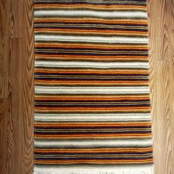 handknotted/handmade nepali woolen carpet 60 knots 61cm x 92cm