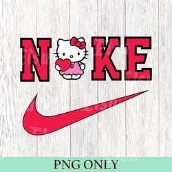 cute nike hello kitty png, just do it later png, nike sport kitty cat png, sneacker nike kitty png, kawaii kitty nike