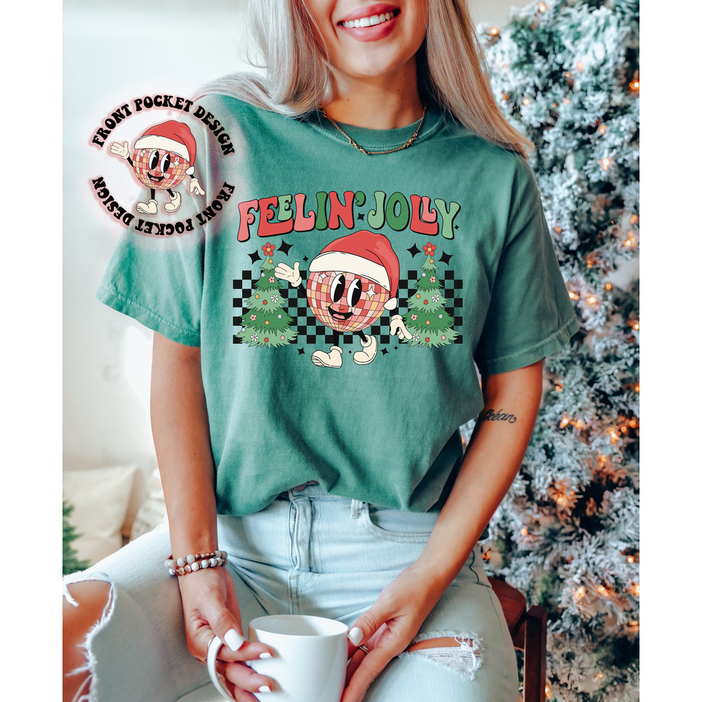 Feelin’ Jolly png, Christmas png, Retro Holidays png, Christmas sublimations, Retro Christmas png, Love Christmas Png, Retro Christmas tree - 3.jpg