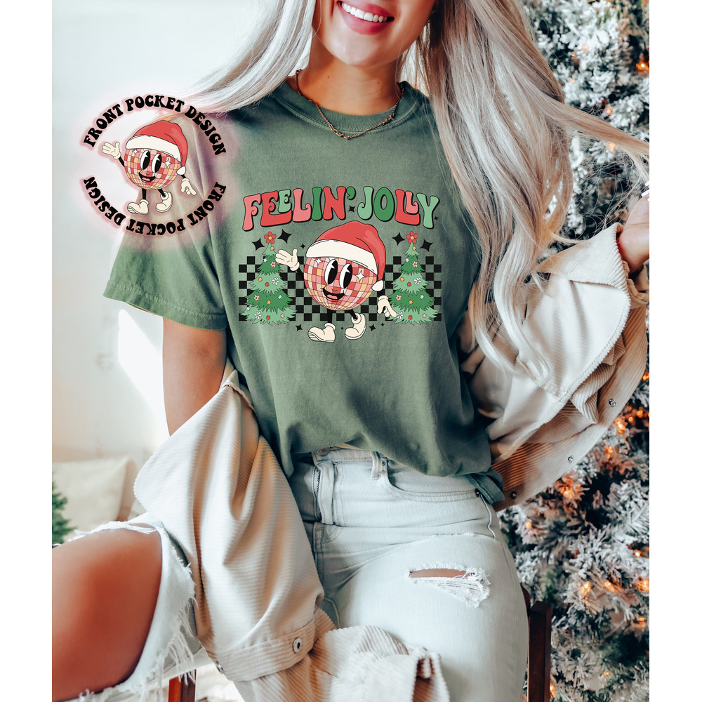 Feelin’ Jolly png, Christmas png, Retro Holidays png, Christmas sublimations, Retro Christmas png, Love Christmas Png, Retro Christmas tree - 4.jpg