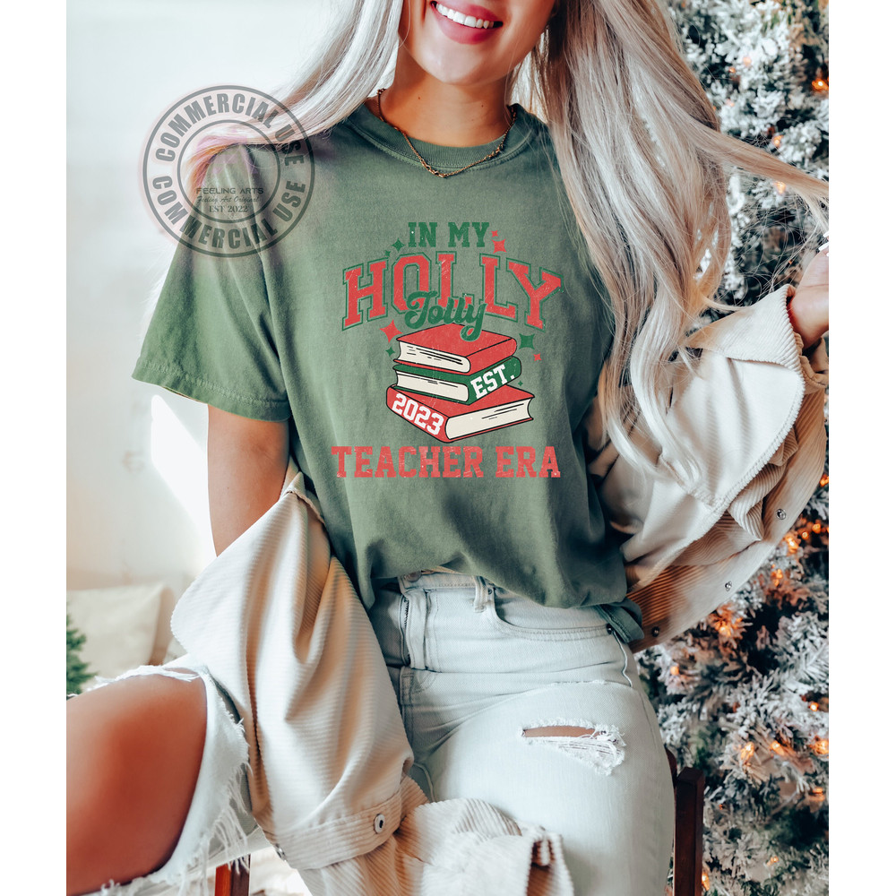 In My Holly Jolly Png, Teacher Era Png, Trendy Christmas Png, Retro Teacher Christmas, Varsity Christmas, Teacher Christmas, Jolly Teacher - 3.jpg