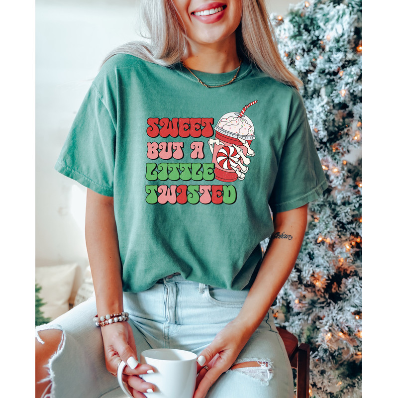 Retro Christmas PNG, Christmas sublimation design, Sweet But a Little Twisted Png, Funny Christmas Png, Trendy Christmas png, Quotes Png - 3.jpg