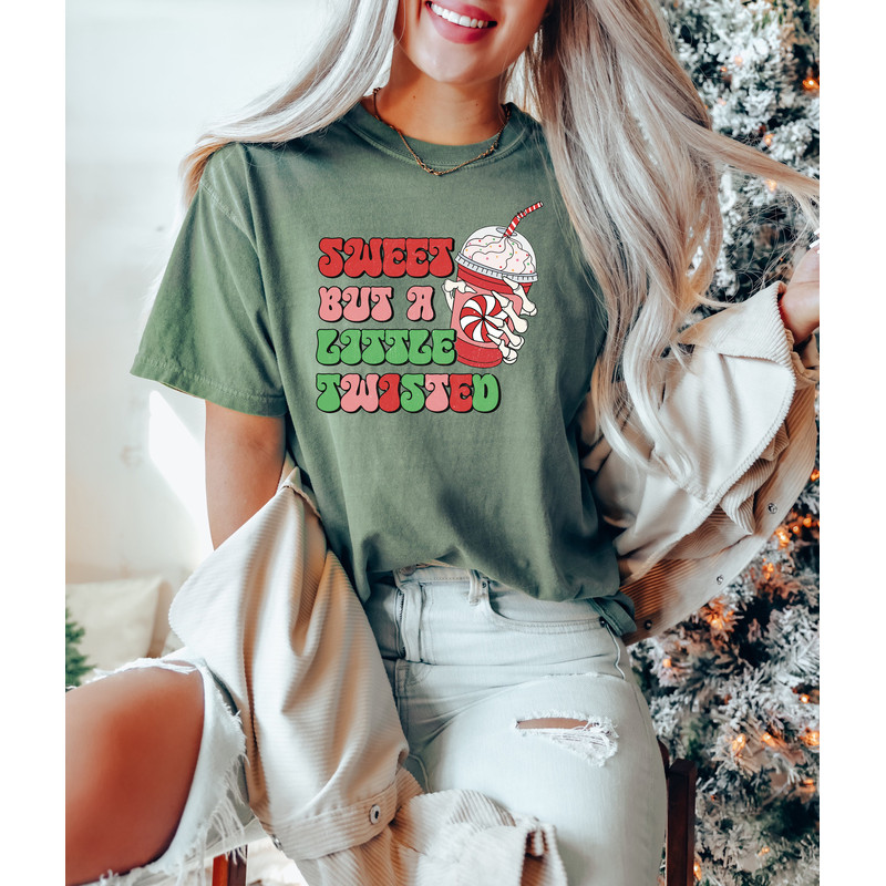 Retro Christmas PNG, Christmas sublimation design, Sweet But a Little Twisted Png, Funny Christmas Png, Trendy Christmas png, Quotes Png - 4.jpg