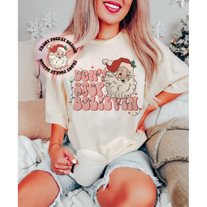 Retro Christmas png, Retro Santa, Dont Stop Believin Png, Groovy Santa png, Christmas PNG,Groovy Christmas Png, Cute Christmas png, Vintage - 1.jpg