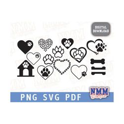 paw print svg, dog paw print svg, dog paw svg, paw svg, dog mom svg, puppy svg, dog paws svg, dog lover svg - printable,