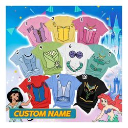 princess dress matching group shirt, princess halloween costume shirt, halloween costume for family group t shirt, beaut