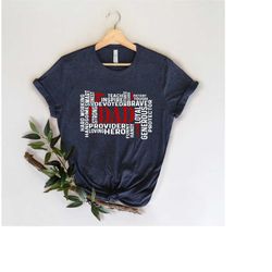 funny dad birthday shirt, hardworking handsome smart teach inspire devoted dad shirt fixer of things shirt, daddy father