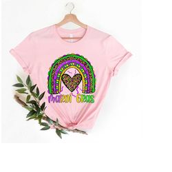 mardi gras  rainbow love heart shirt, carnival parading masks beads shirt, mardi gras fleur de lis fat tuesday louisiana