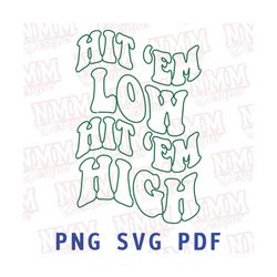 sports svg cut file for circuit hit em low hit em high