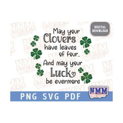 clovers luck svg - funny st patricks day svg - lucky svg - sarcastic st patricks day svg - funny st patricks tshirt desi