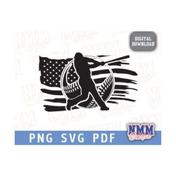us baseball svg, baseball svg, baseball player svg, baseball clipart, baseball cutfile, us flag instant download, us bas