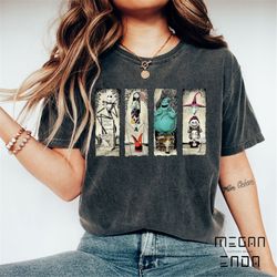vintage haunted mansion the nightmare before christmas shirt, disney comfort colors shirt, disney halloween shirt, jack