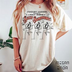 walt disney the skeletons dancing mickey mouse silly symphonies 1929 shirt, disney halloween shirt, mickey's not so scar