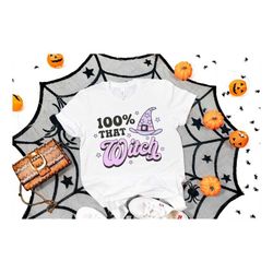 100 that witch t-shirt, halloween t-shirt, halloween tee, gift for halloween, witch shirt, fall shirt, funny halloween s