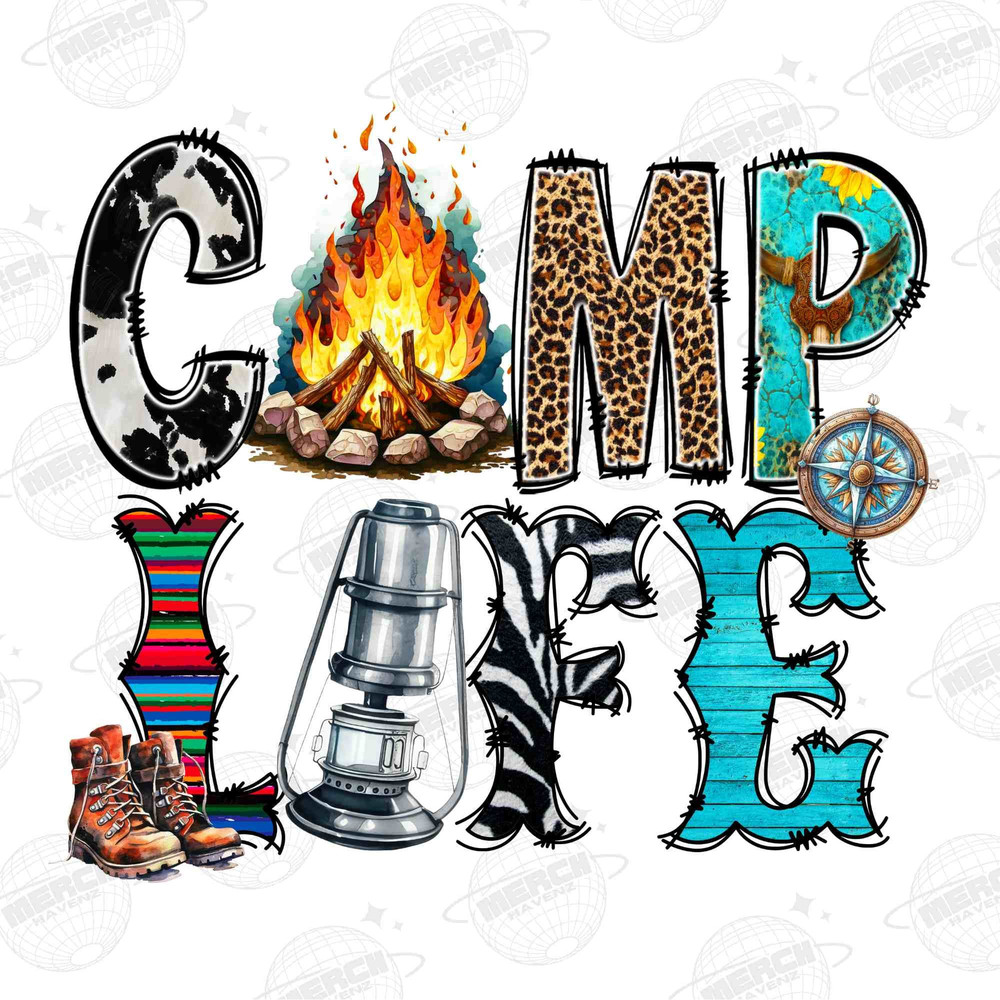 Camp Life PNG File, Camp PNG, Camping Design PNG, Leopard, Camp Life Png, Camping Png, Sublimation Designs Downloads,Digital Download - 1.jpg