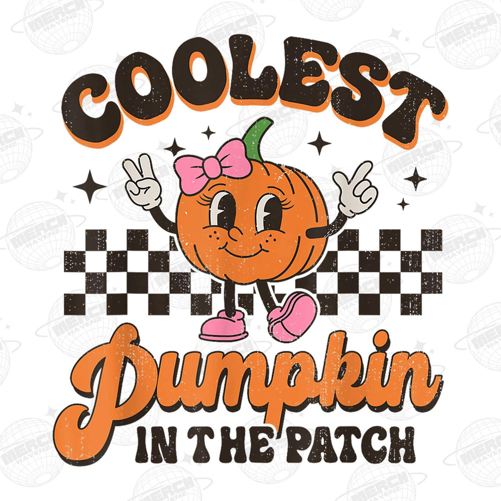 Cutest Pumpkin In The Patch Png, Distressed Png, Retro Pumpkin Png, Fall Png, Girl Halloween Png, Thanksgiving Png - 1.jpg