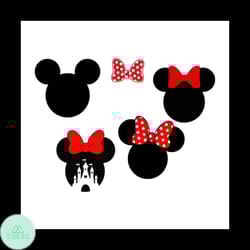 cute disney minnie mouse bow svg, disney svg, minnie mouse svg, minnie mouse bundle svg, minnie mouse castle svg, minnie
