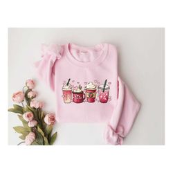 womens valentines day sweatshirt, valentine coffee sweatshirt, womens valentines day sweater, valentines day shirt, vale