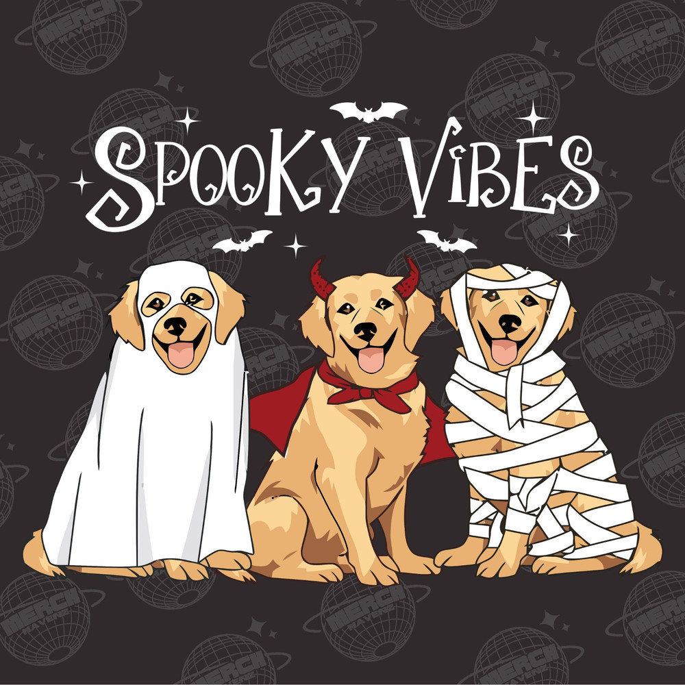 Golden Retriever Ghost Dogs PNG, Halloween Dog Png, Golden Retriever Mom Png, Spooky Dog Png, Spooky Vibes Png, Sublimation Printing - 1.jpg