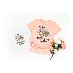 our first mother's day shirt, mothers day matching shirt, mother's day mommy and baby outfit, mother's day gift