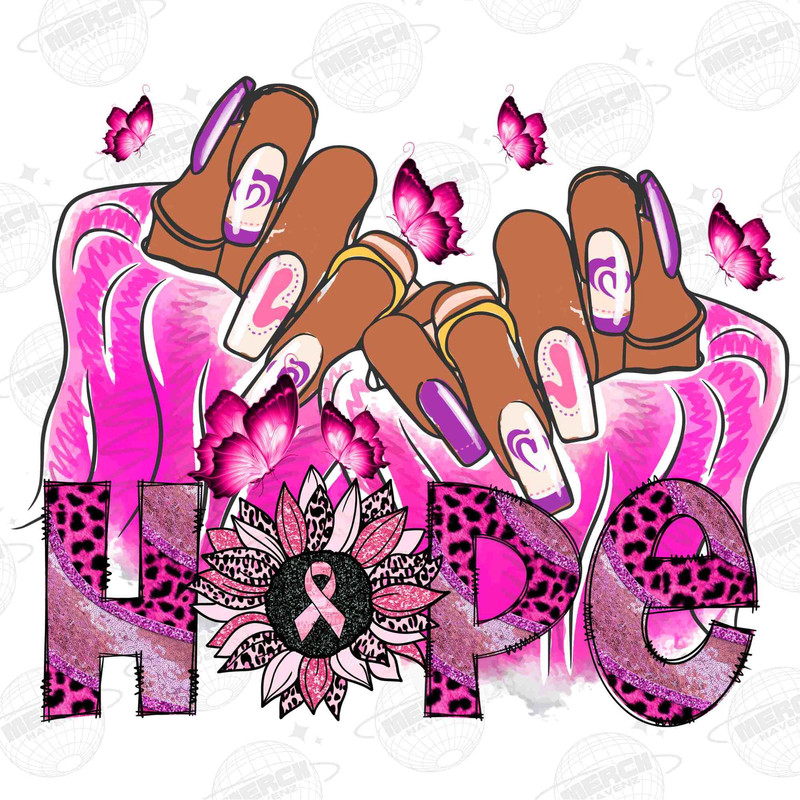 Hope Cancer Nails Png ,Hope Breast Cancer Awareness Png, Nail Artists Png,Afro Nail Tech Png,Black Woman Nails Png,Breast Cancer,Hope Cancer - 1.jpg