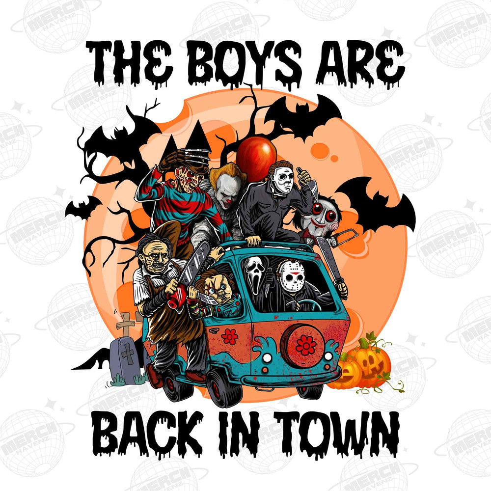 Horror Movie Characters PNG, Horror Friends PNG, Scary Movie PNG Hippie Halloween, Retro Halloween, Trendy Halloween Graphic for Shirts - 1.jpg