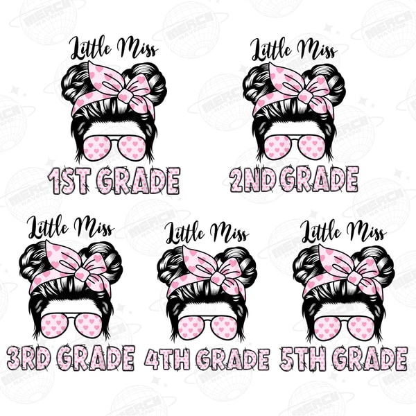 Little Miss Grade Png Sublimation Design Download, Grade Png, Graduation Png, Back To School Png, Sublimate Download, School Png Bundle - 1.jpg