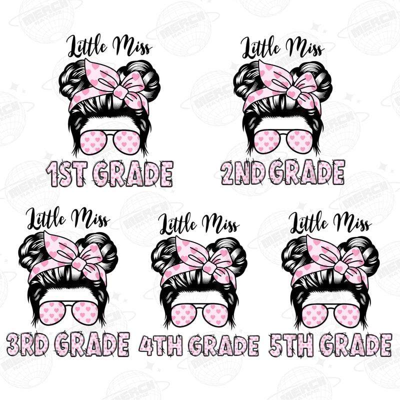 Little Miss Grade Png Sublimation Design Download, Grade Png, Graduation Png, Back To School Png, Sublimate Download, School Png Bundle - 1.jpg