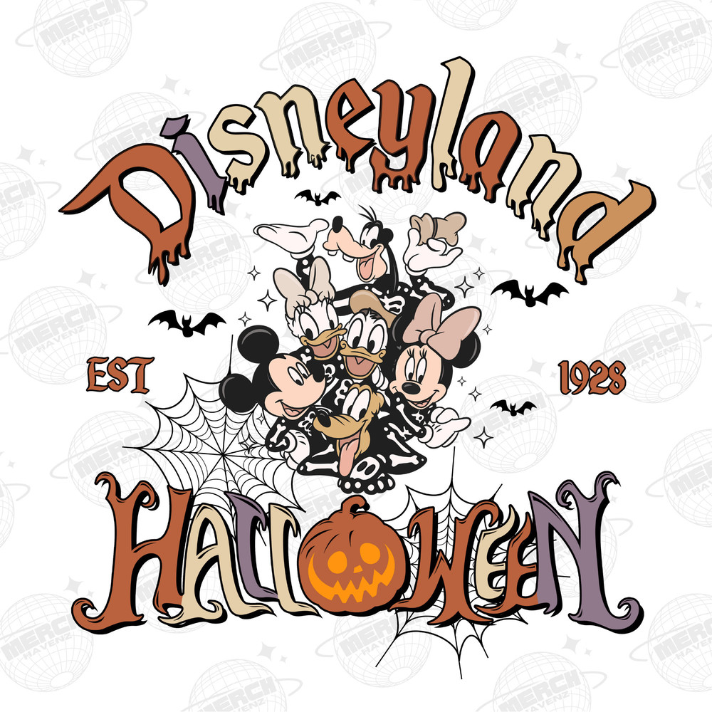 Mouse And Friends Halloween Png, Trick Or Treat Png, Spooky Vibes Png, Boo Png, Fall, Png Files For Sublimation, Spooky Halloween Png - 1.jpg